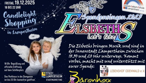 Candlelight Shopping und Spendensingen mit den ELSBETHS - Let's fetz